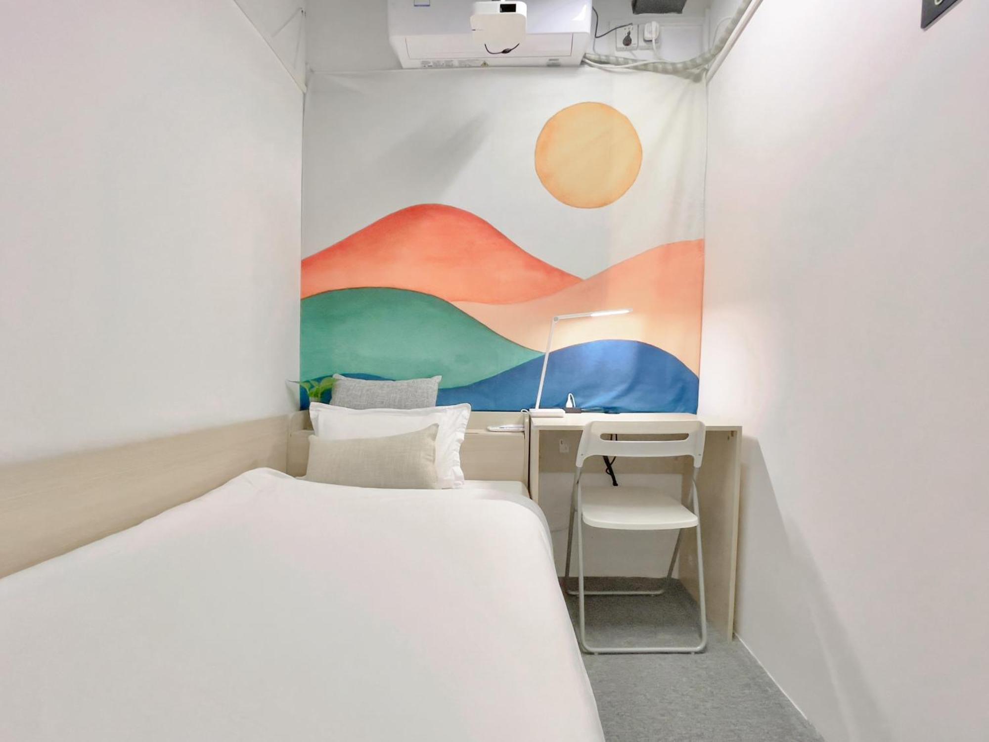 Sifang Space Hostel Xi'An - Xi'An Tiyuchang Metro Station Line2 المظهر الخارجي الصورة